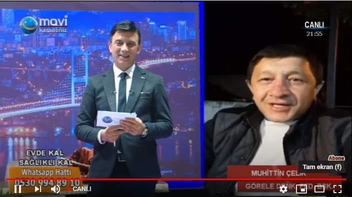 Gör-Fed Başkanı Muhittin Çelik Mavi Karadeniz TV'ye konuk oldu