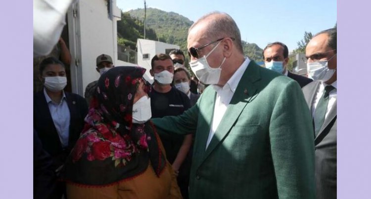 Cumhurbaşkanı Erdoğan,  Giresun'da vatandaşlarla buluştu